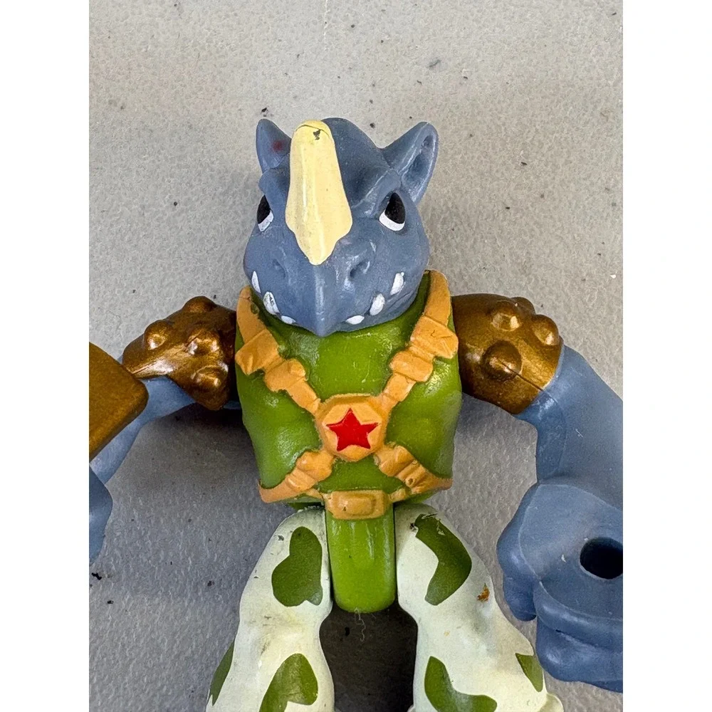 TMNT Half-Shell Heroes Rocksteady Action Figure Hammer Playmates 2015 MC6260